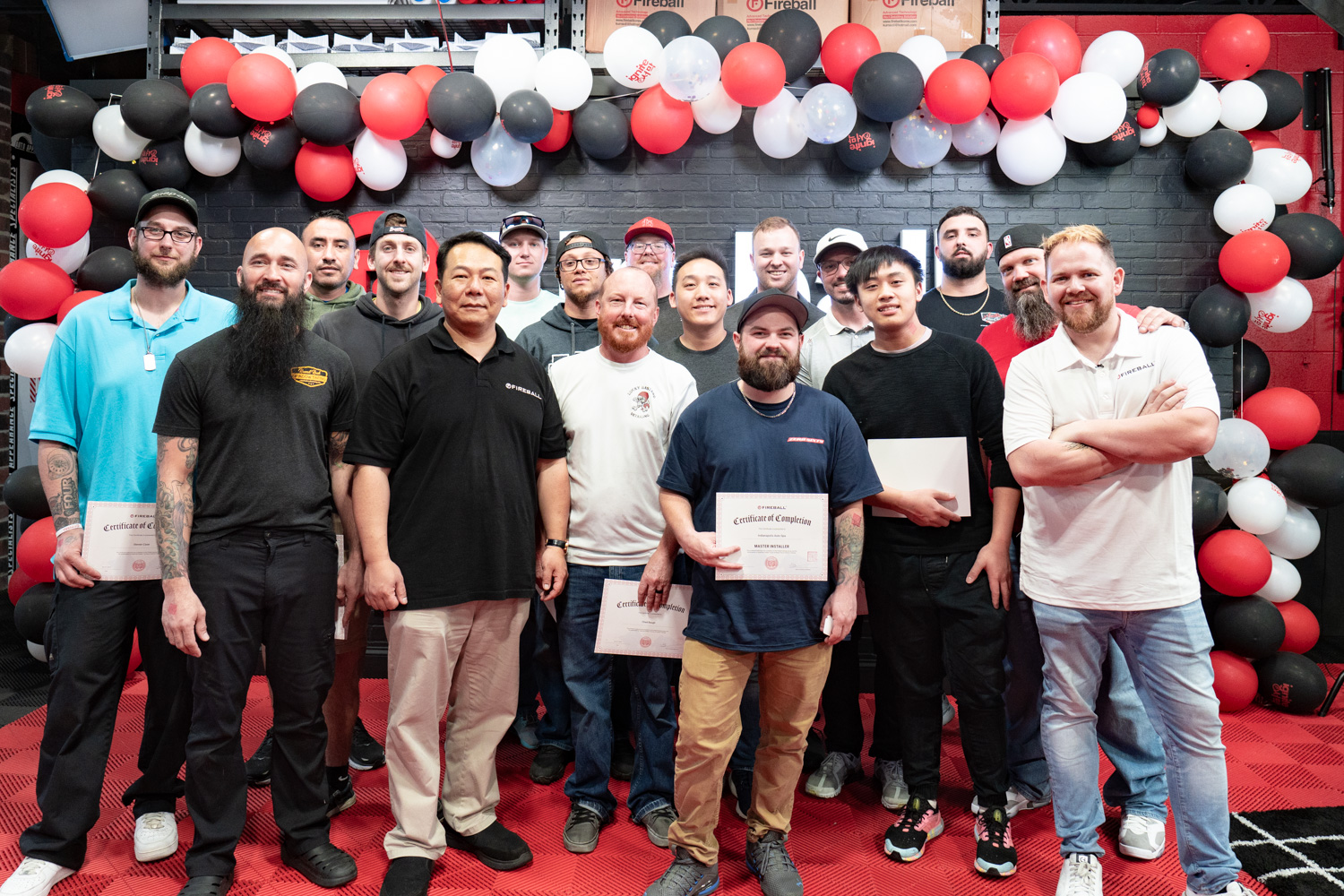 Fireball Ceramic Coatings Fireball Installers graduate Fireball Academy