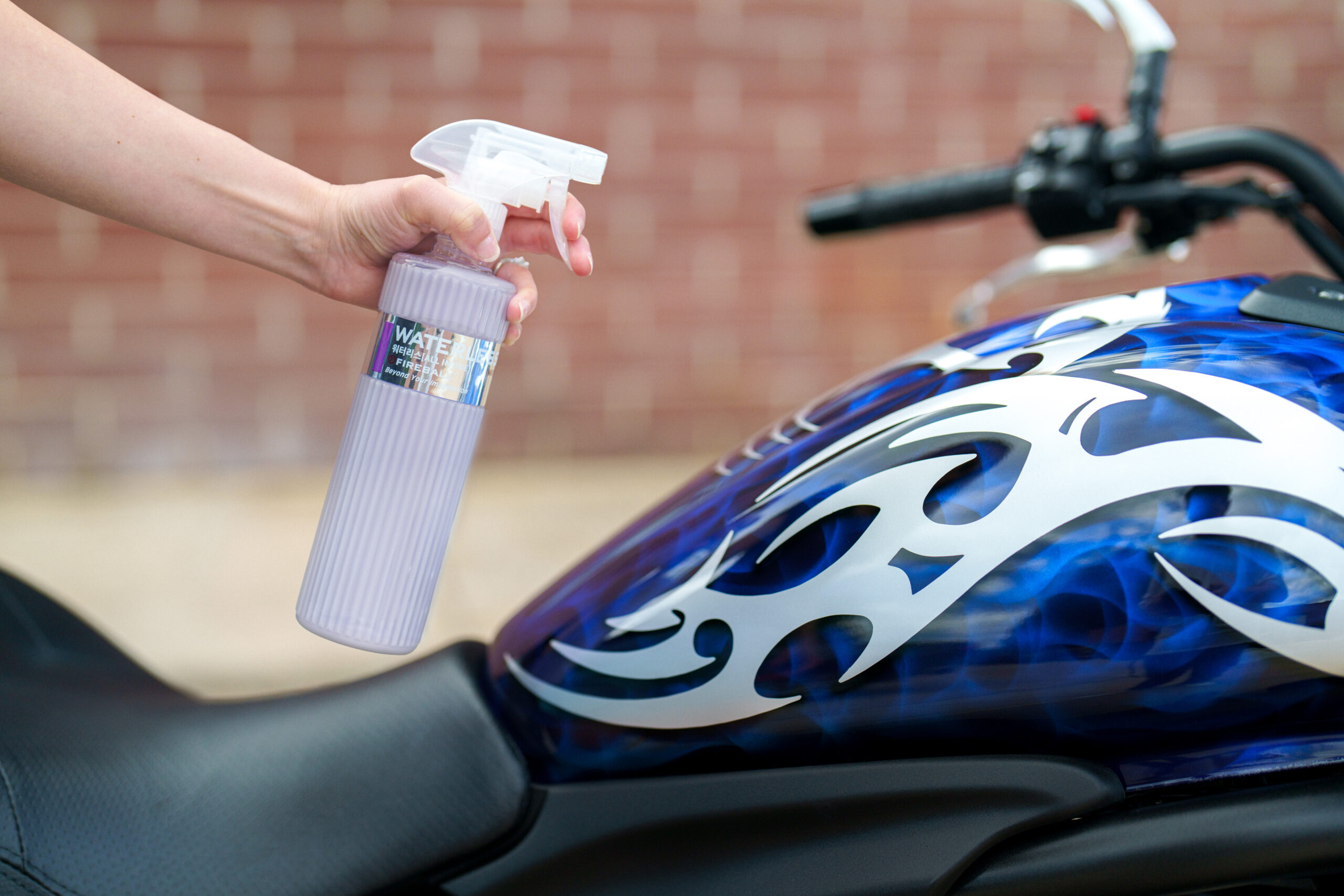 Fireball detailing products include waterless wash