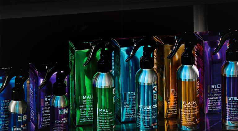 New Fireball spray bottles